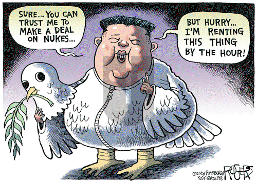 Rob Rogers on Tuesday May 1, 2018 Comic Strip