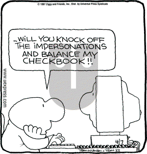 Ziggy on Monday April 7, 1997 Comic Strip