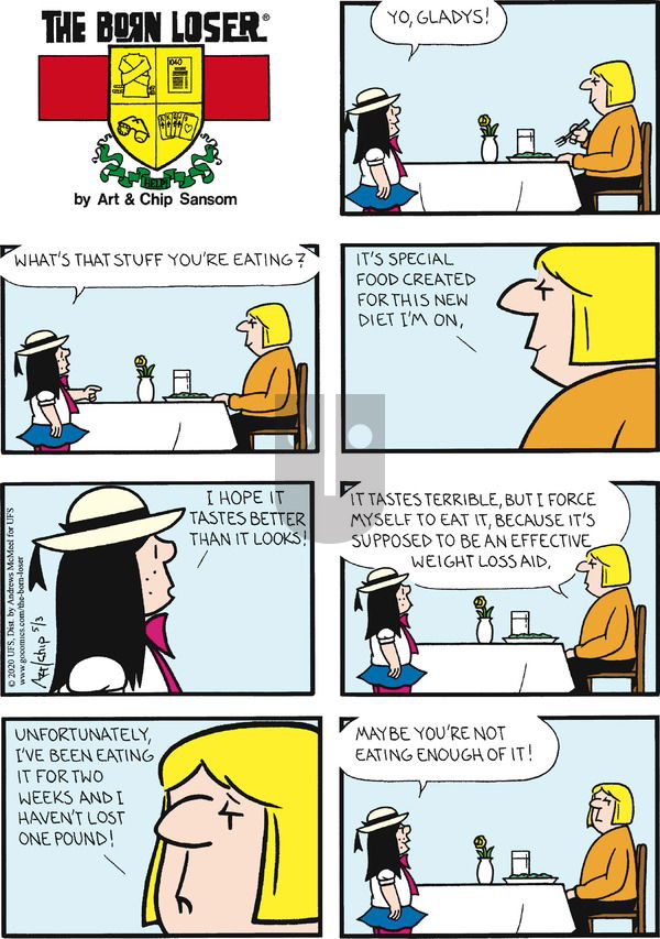 The Born Loser on Sunday May 3, 2020 Comic Strip