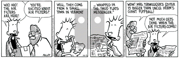 Frazz on Saturday October 13, 2001 Comic Strip