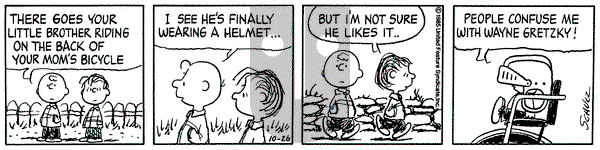 Peanuts on Saturday October 26, 1985 Comic Strip