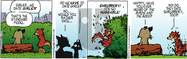 Over the Hedge on Wednesday September 2, 2015 Comic Strip