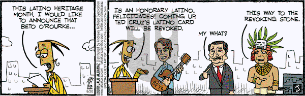 La Cucaracha on Thursday September 20, 2018 Comic Strip