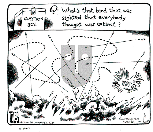 Tom Toles on Tuesday November 27, 2007 Comic Strip