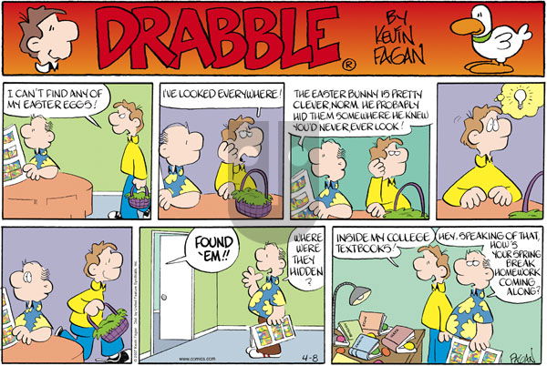 Drabble on Sunday April 8, 2007 Comic Strip
