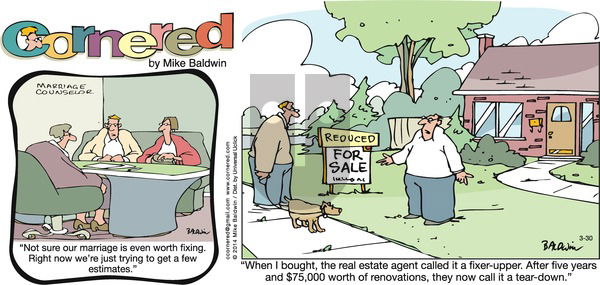 Cornered on Sunday March 30, 2014 Comic Strip