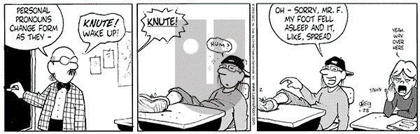 Luann on Wednesday January 28, 2004 Comic Strip