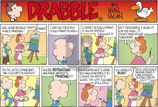 Drabble on Sunday November 27, 2016 Comic Strip