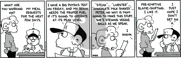 FoxTrot on Tuesday April 11, 2006 Comic Strip