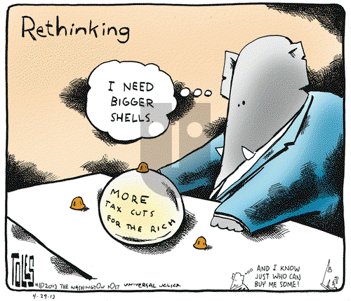 Tom Toles on Monday April 29, 2013 Comic Strip