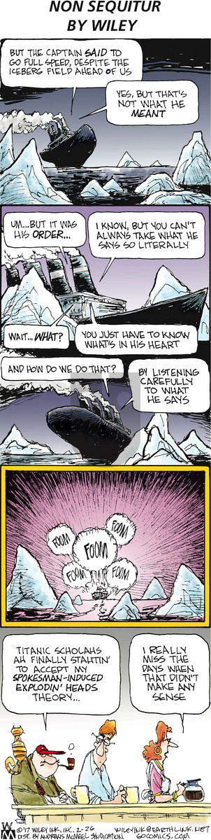 Non Sequitur on Sunday February 26, 2017 Comic Strip
