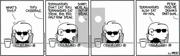 FoxTrot on Friday August 2, 1991 Comic Strip