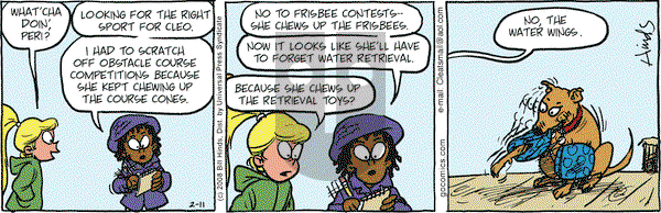 Cleats on Monday February 11, 2008 Comic Strip