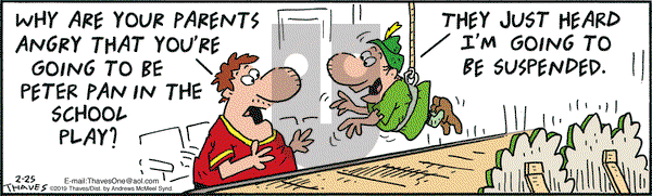 Frank and Ernest on Monday February 25, 2019 Comic Strip