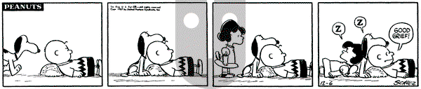 Peanuts on Friday December 6, 1957 Comic Strip