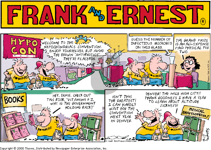 Frank and Ernest on Sunday September 17, 2000 Comic Strip