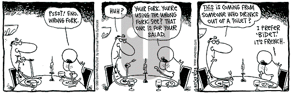 The Duplex on Thursday April 23, 1998 Comic Strip