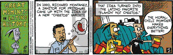 La Cucaracha on Monday September 24, 2018 Comic Strip