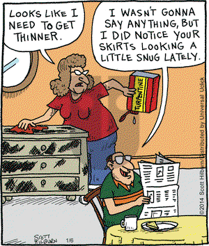 The Argyle Sweater - Monday January 6, 2014 Comic Strip