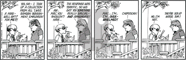 Doonesbury on Friday December 26, 1975 Comic Strip