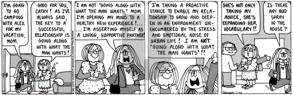 Cathy Classics on Friday July 22, 1994 Comic Strip
