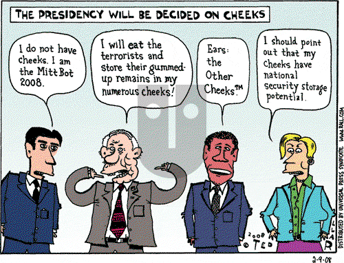 Ted Rall on Saturday February 9, 2008 Comic Strip