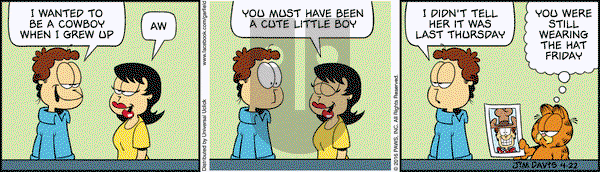 Garfield on Friday April 22, 2016 Comic Strip