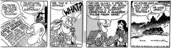 Alley Oop on Thursday September 22, 1949 Comic Strip
