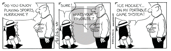 The Born Loser on Friday September 5, 2003 Comic Strip