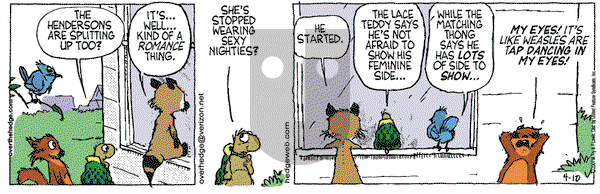 Over the Hedge on Monday July 2, 2007 Comic Strip