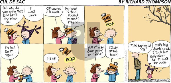 Cul de Sac on Sunday January 20, 2019 Comic Strip
