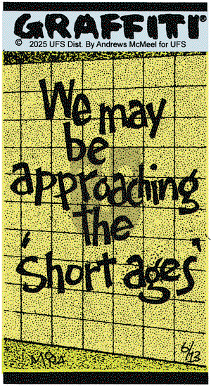 Graffiti on Friday June 13, 2025 Comic Strip