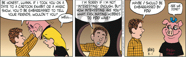 Luann on Thursday May 1, 2008 Comic Strip