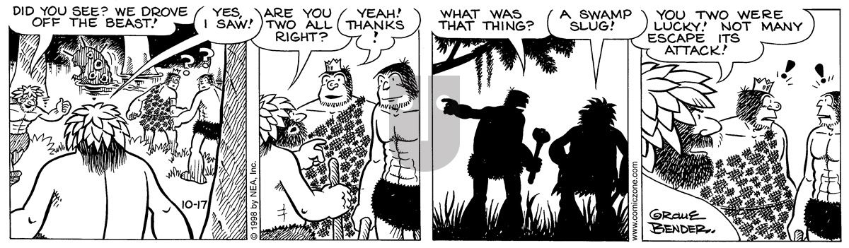 Alley Oop - Saturday October 17, 1998 Comic Strip
