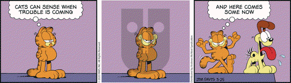 Garfield on Wednesday March 25, 2020 Comic Strip