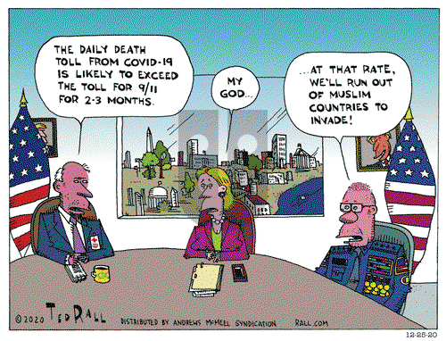 Ted Rall on Friday December 25, 2020 Comic Strip