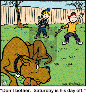 Marmaduke on Saturday February 20, 2016 Comic Strip