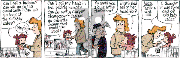 Cul de Sac - Monday April 4, 2016 Comic Strip
