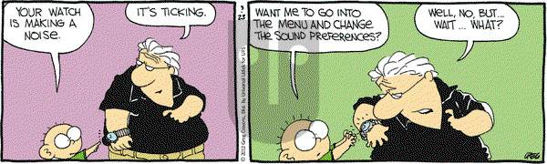The Buckets on Friday March 23, 2012 Comic Strip