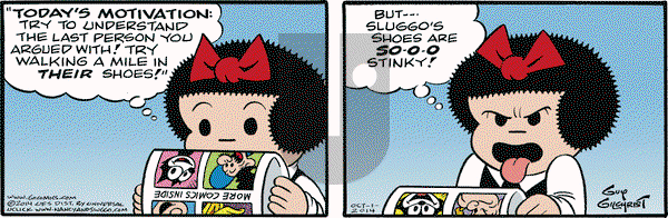 Nancy on Wednesday October 1, 2014 Comic Strip