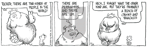The Grizzwells on Saturday February 24, 2001 Comic Strip