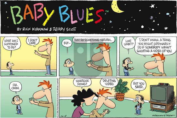 Baby Blues on Sunday December 15, 2013 Comic Strip