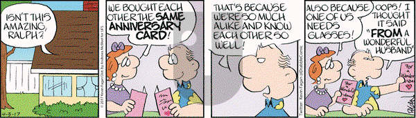 Drabble on Monday April 3, 2017 Comic Strip