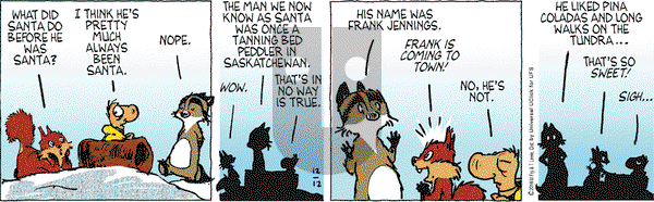 Over the Hedge on Monday December 12, 2016 Comic Strip
