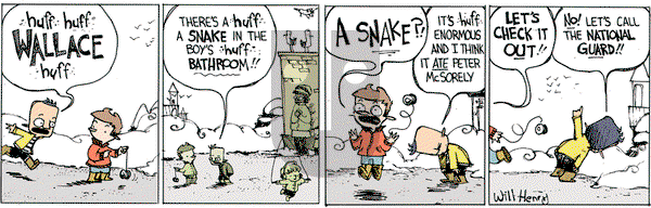 Wallace the Brave on Monday December 28, 2015 Comic Strip