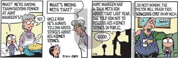 Grand Avenue - Thursday November 26, 2009 Comic Strip