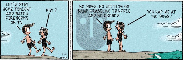 Grand Avenue on Wednesday July 4, 2018 Comic Strip