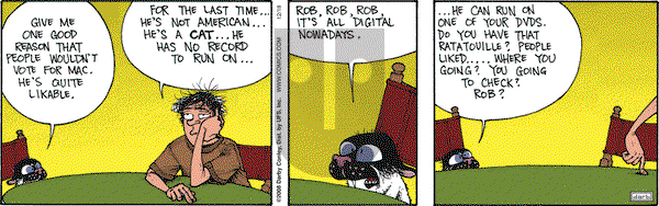 Get Fuzzy on Thursday December 18, 2008 Comic Strip