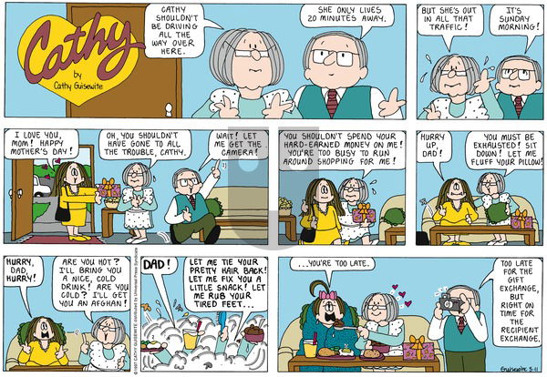 Cathy Classics on Sunday May 11, 1997 Comic Strip