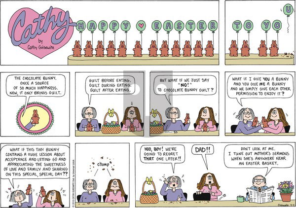 Cathy Classics on Sunday April 4, 2010 Comic Strip